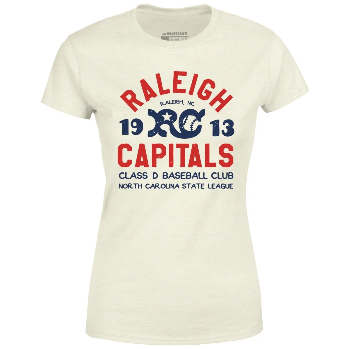 Raleigh Capitals - North Carolina - Vintage Defunct Baseball Teams - Women's T-Shirt
