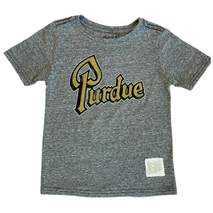 Retro Brand - Purdue Tee in Heather Grey