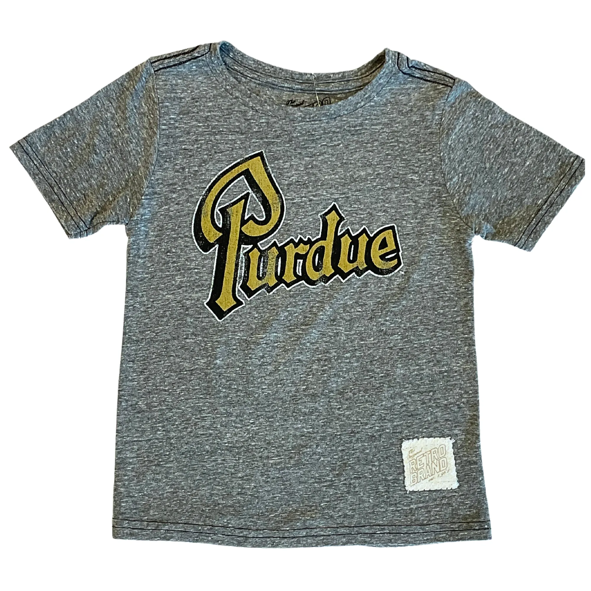 Retro Brand - Purdue Tee in Heather Grey