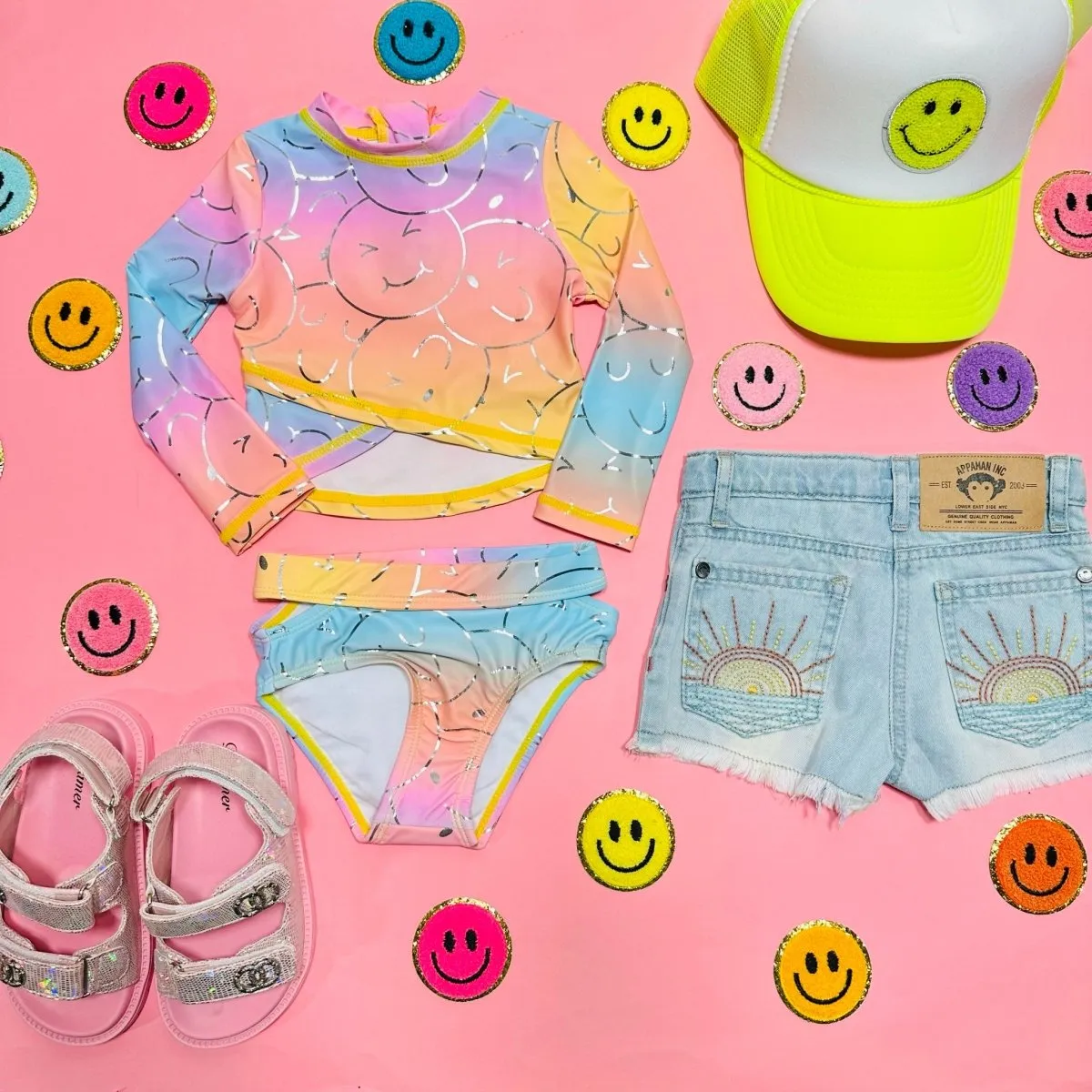 RHODES SUNSHINE DENIM SHORTS