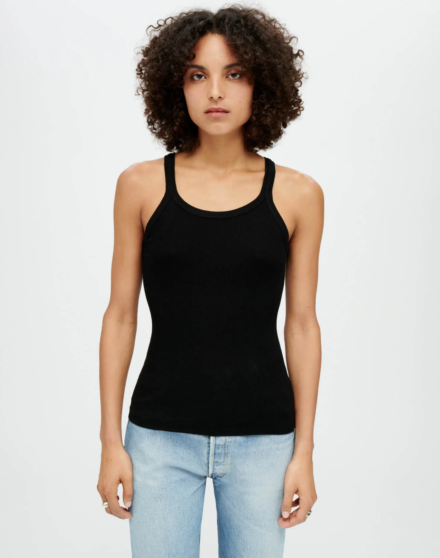 Ribbed Tank 3 Pack - Black
