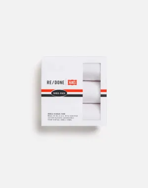 Ribbed Tank 3 Pack - White