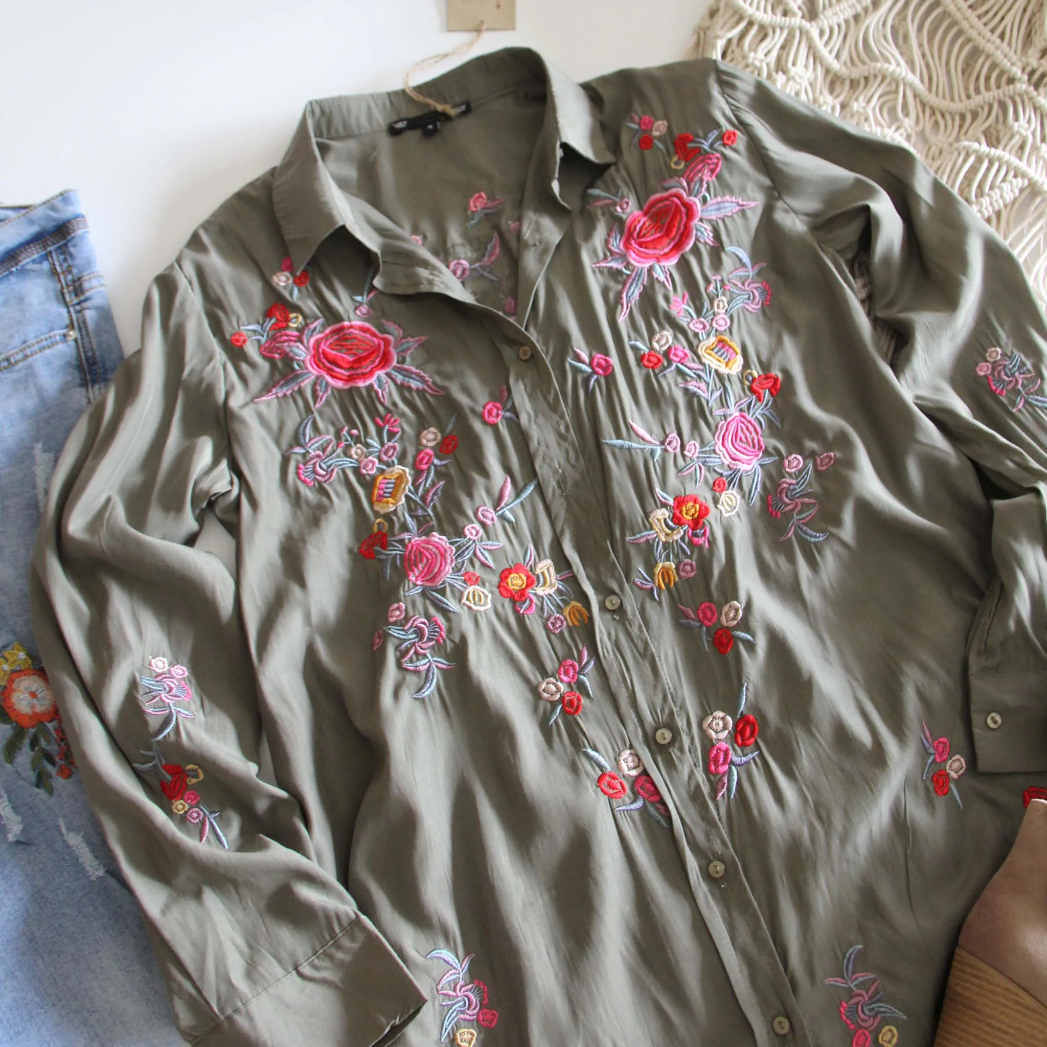Sage & Vine Boyfriend Shirt
