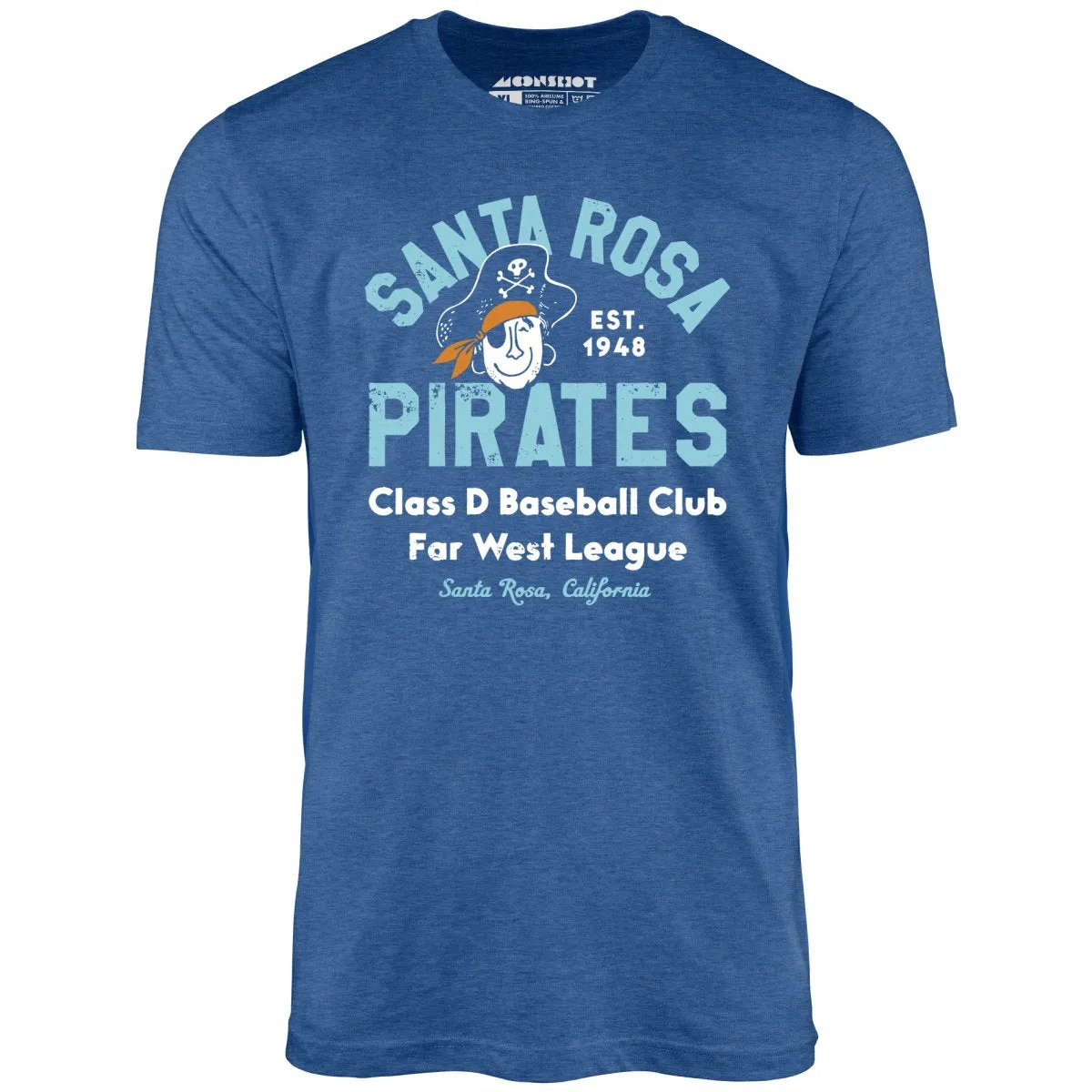 Santa Rosa Pirates - California - Vintage Defunct Baseball Teams - Unisex T-Shirt