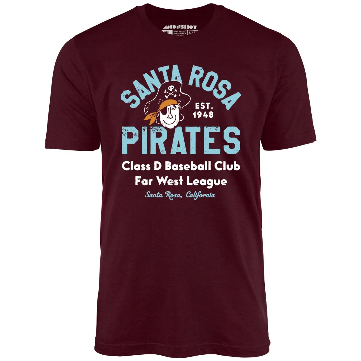 Santa Rosa Pirates - California - Vintage Defunct Baseball Teams - Unisex T-Shirt
