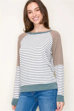 Soft Knit Colorblock Tops - 2 Colors!