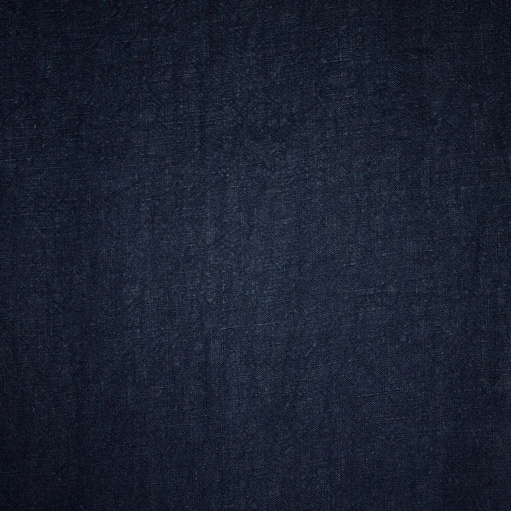 Soft Washed Linen Solid Navy