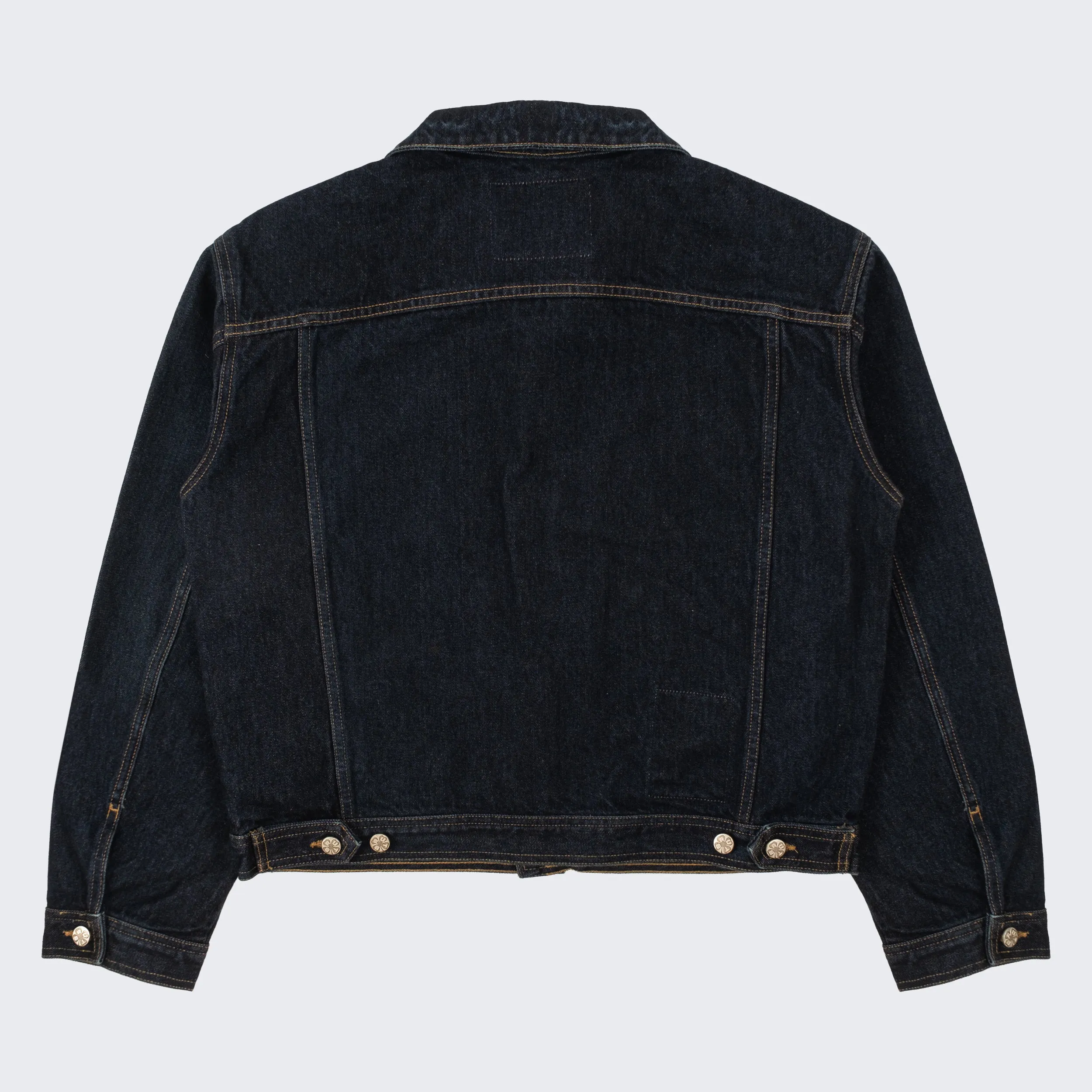 THE PLEATED DENIM JACKET