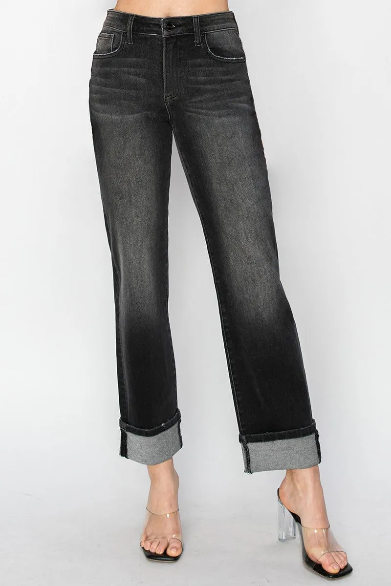 Turn Up Cuff Jeans