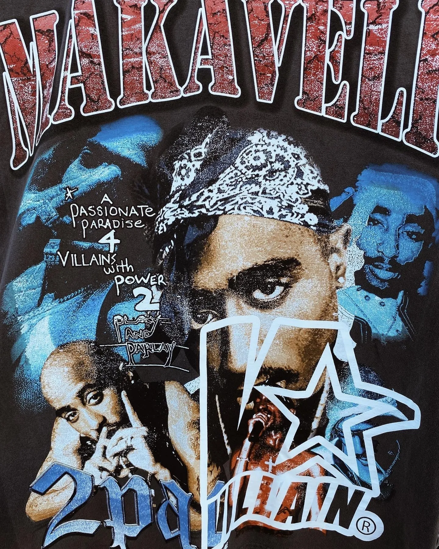 VILLAIN MAKAVELI TEE BLACK
