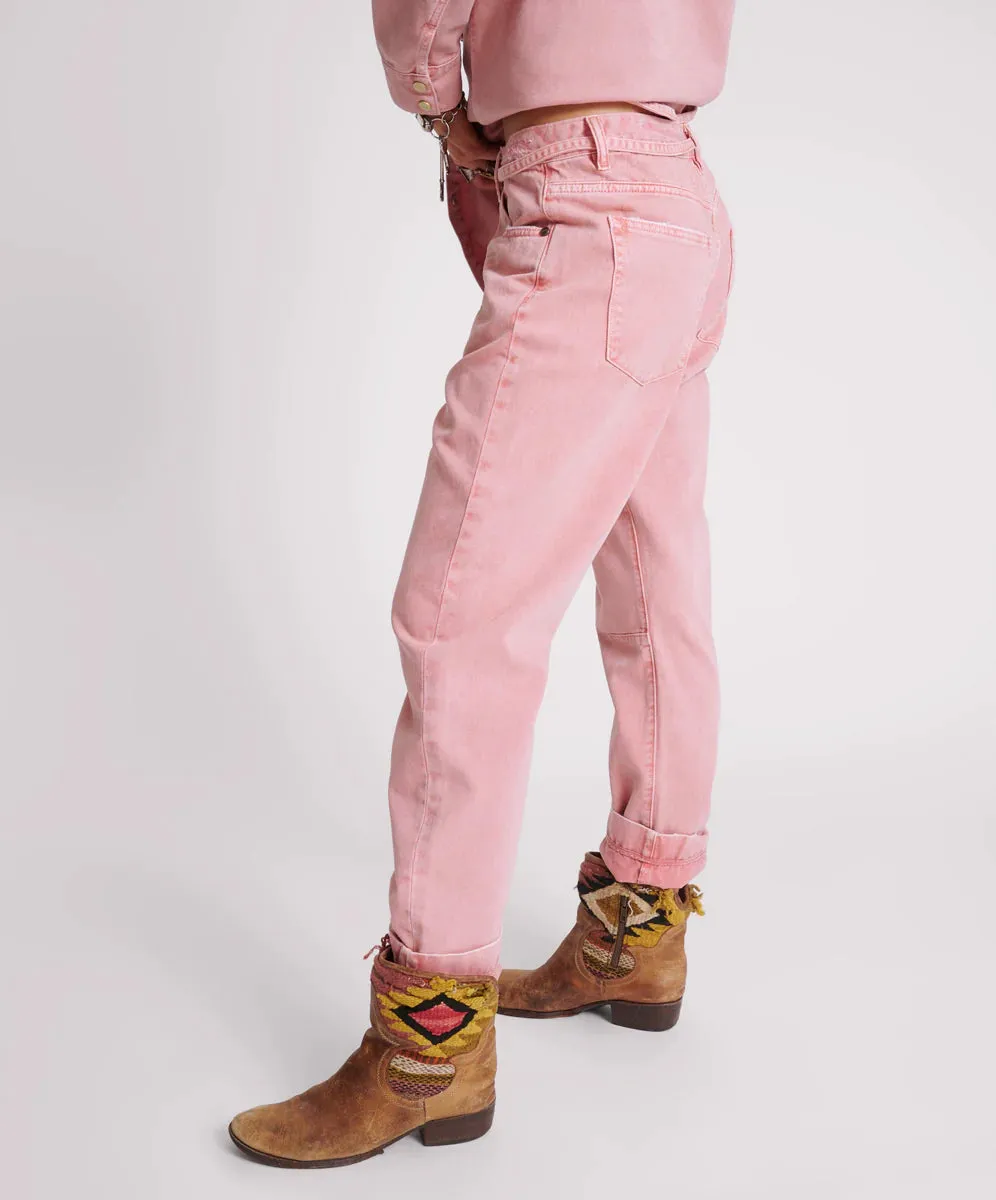 VINTAGE RED BANDIT LOW WAIST BOYFRIEND JEANS