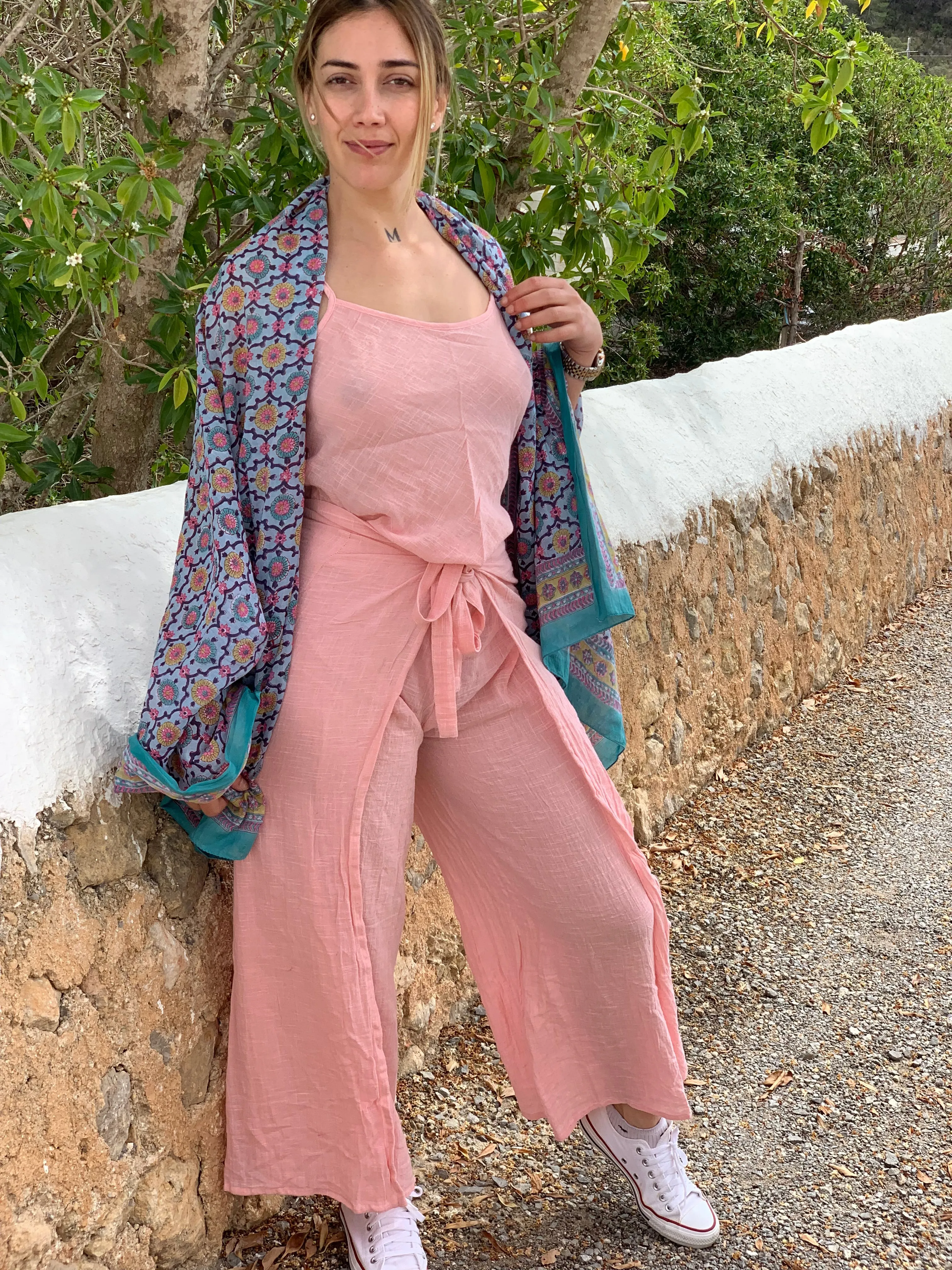 Wrap  Trouser colour soft pink
