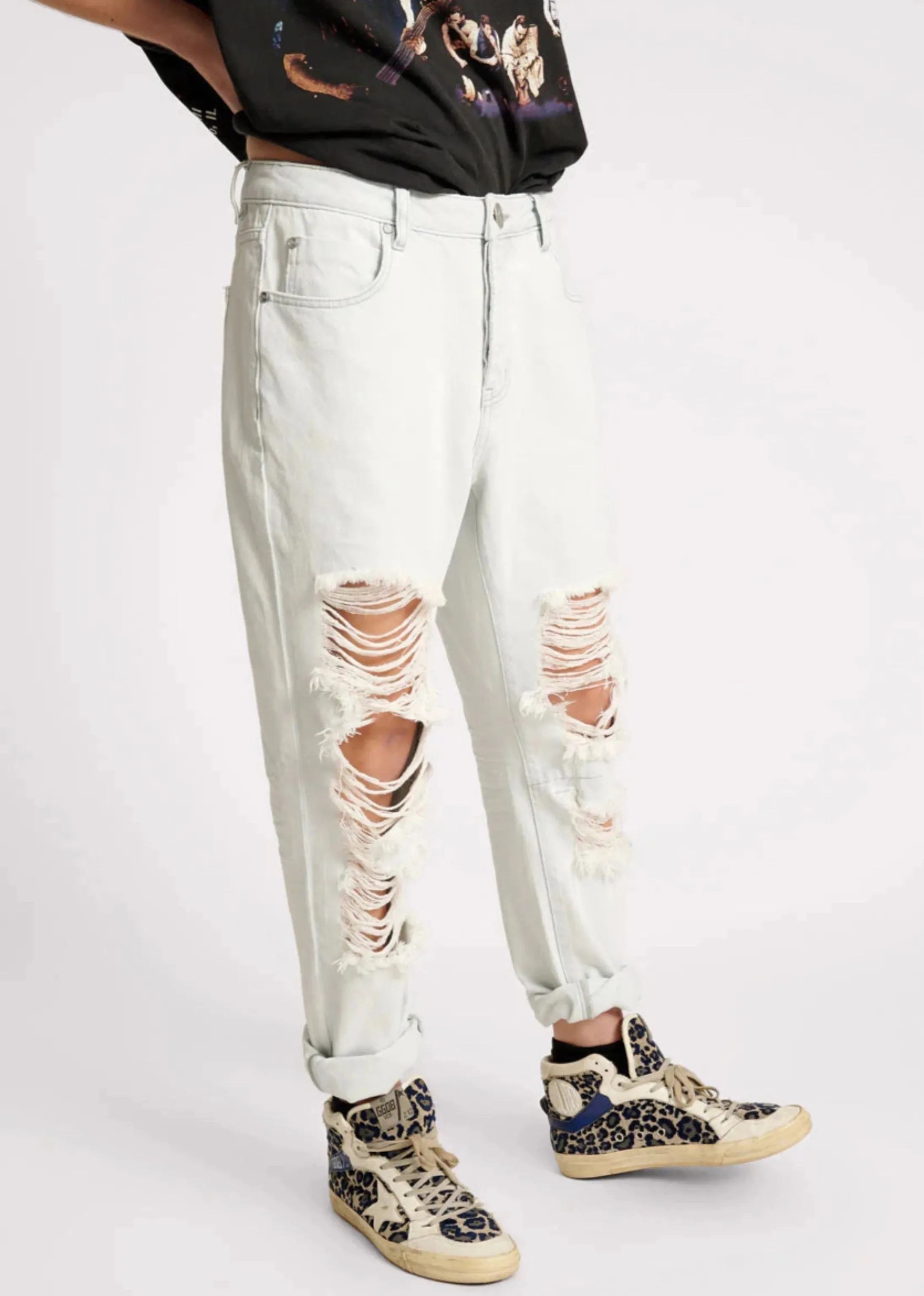 Xanthe Messed Up Saints Boyfriend Jeans