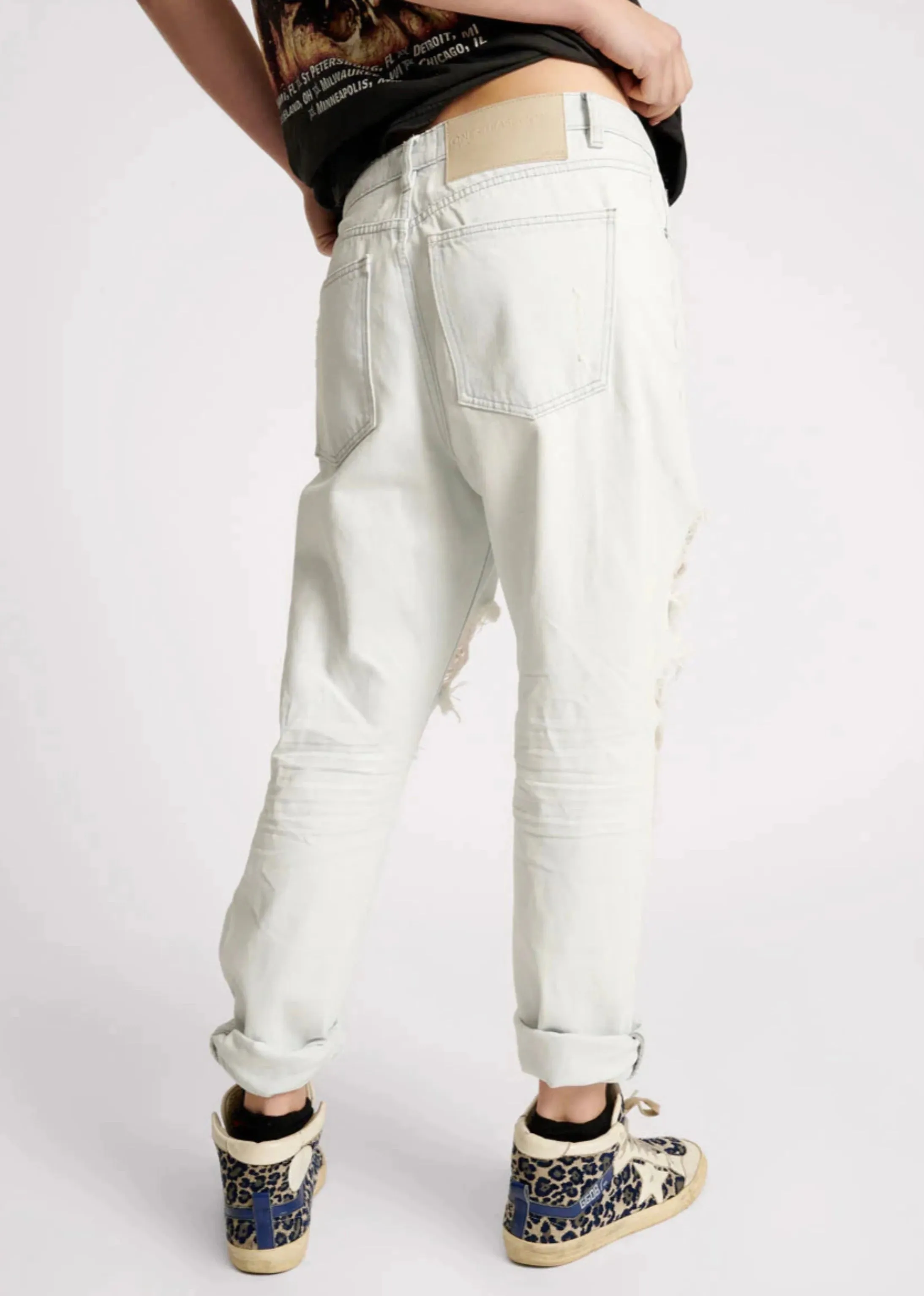 Xanthe Messed Up Saints Boyfriend Jeans