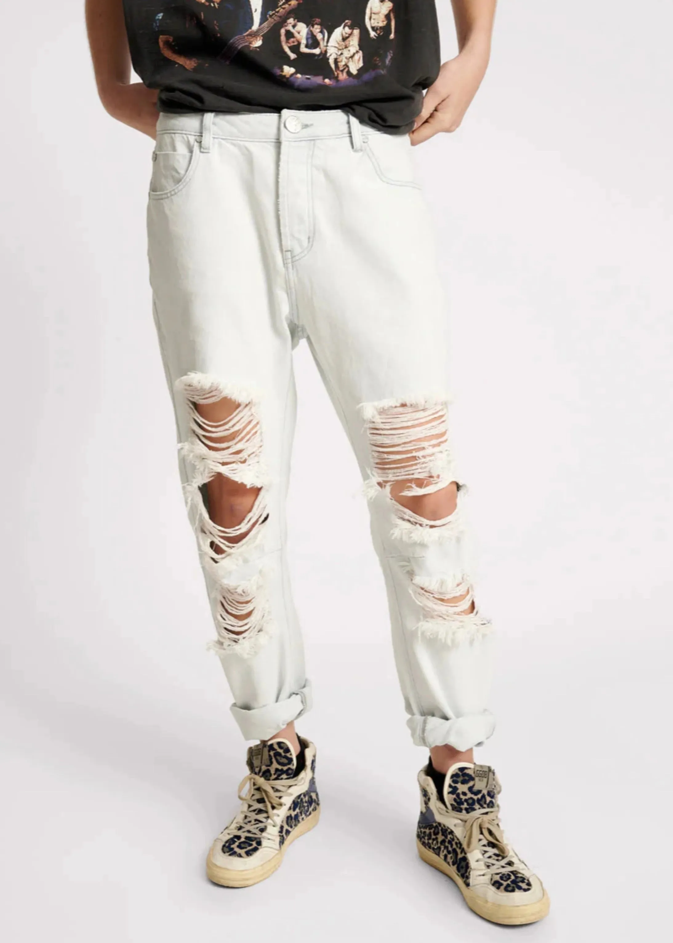 Xanthe Messed Up Saints Boyfriend Jeans